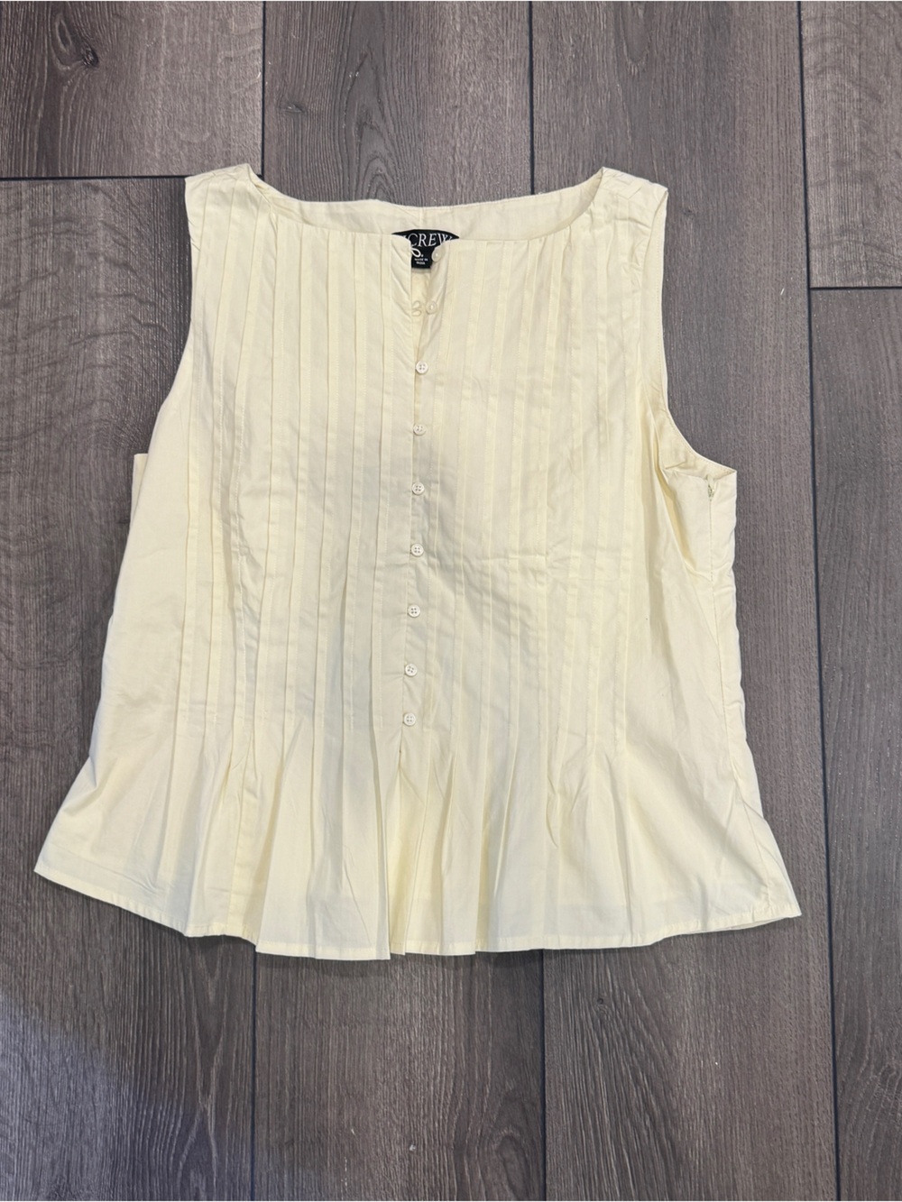 NWT Women’s J Crew Cream Colored Tank Top Shirt Sz 8